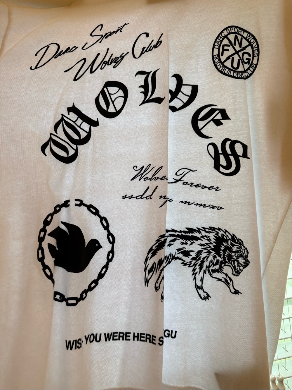 Darc Sport Wolves Forever Oversized Tee - Picture 3 of 5